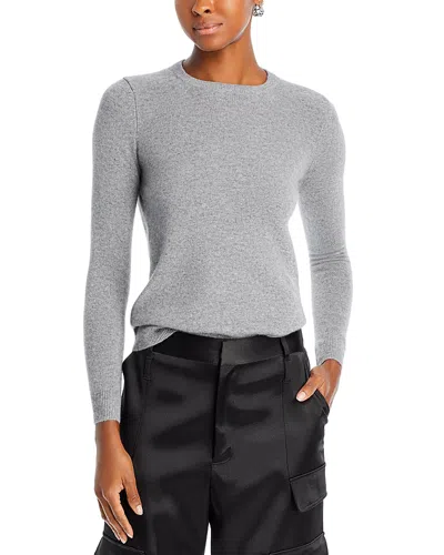 C By Bloomingdale's Cashmere C By Bloomingdale's Crewneck Cashmere Sweater - Exclusive In Medium Gray