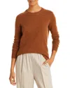 C By Bloomingdale's Cashmere C By Bloomingdale's Crewneck Cashmere Sweater - Exclusive In Nutmeg