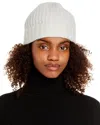 C By Bloomingdale's Cashmere C By Bloomingdale's Ribbed Knit Cuff Cashmere Hat - Exclusive In Ivory