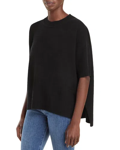 C By Bloomingdale's Cashmere C By Bloomingdale's Short Sleeve Cashmere Sweater - Exclusive In Black