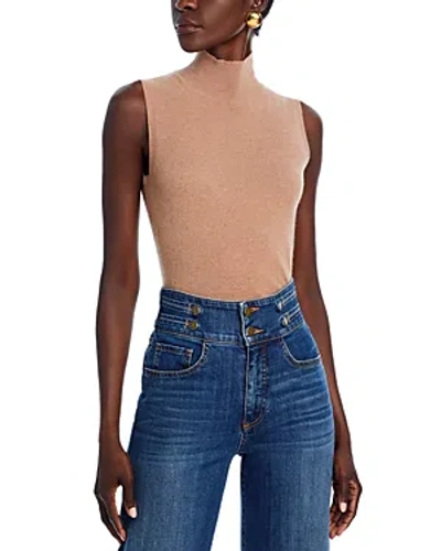 C By Bloomingdale's Cashmere C By Bloomingdale's Sleeveless Cashmere Sweater - Exclusive In Camel