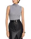 C By Bloomingdale's Cashmere C By Bloomingdale's Sleeveless Cashmere Sweater - Exclusive In Medium Grey