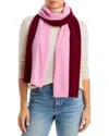 C By Bloomingdale's C By Bloomingdales Angelina Bicolor Cashmere Scarf - Exclusive In Burgundy