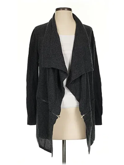 Pre-owned C By Bloomingdale's Cashmere Cardigan Sweater In Gray