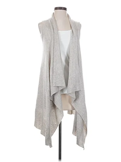 Pre-owned C By Bloomingdale's Cashmere Cardigan Sweater In Tan