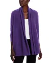 C By Bloomingdale's Cashmere Open-front Cardigan - Exclusive In Blackberry