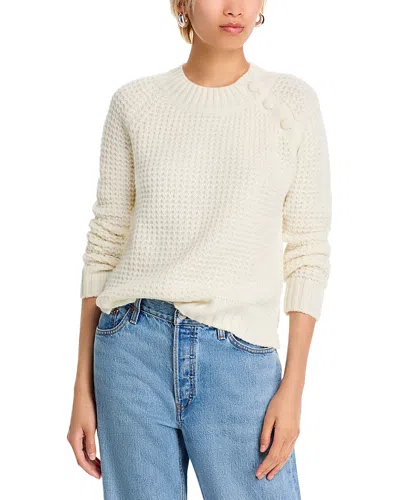 C By Bloomingdale's Cashmere Cby Bloomingdale's Cashmere Waffle Knit Sweater - Exclusive In Ivory