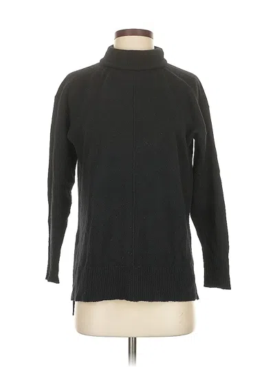 Pre-owned C By Bloomingdale's Cashmere Pullover Sweater In Black