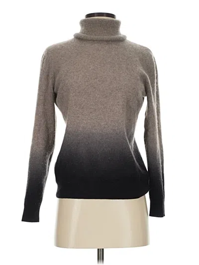 Pre-owned C By Bloomingdale's Cashmere Pullover Sweater In Gray