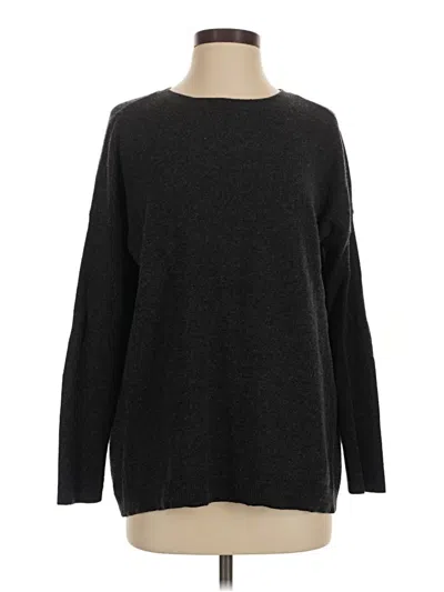 Pre-owned C By Bloomingdale's Cashmere Pullover Sweater In Gray