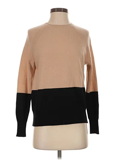 Pre-owned C By Bloomingdale's Cashmere Pullover Sweater In Tan