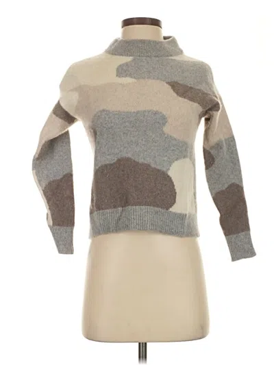 Pre-owned C By Bloomingdale's Cashmere Pullover Sweater In Tan