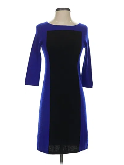 Pre-owned C By Bloomingdale's Cocktail Dress In Blue