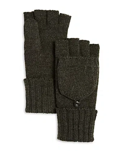 C By Bloomingdale's Pop-top Gloves - Exclusive In Charcoal