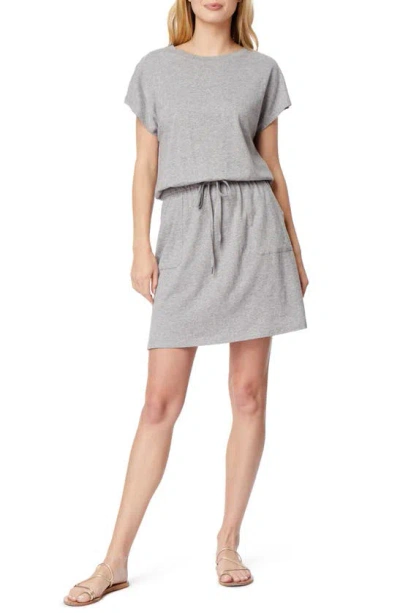 C&c California Barbara Dolman Sleeve Pocket Jersey Dress In Medium Grey Heather