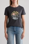 C&c California C & C California Julia Everyday Graphic T-shirt In Black Sand