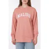 C&c California C & C California Maise High Low Sweatshirt In Canyon