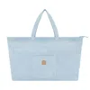 C&c California Multi Pocket Denim Tote In Blue
