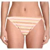 C&c California Sunny Days Womens Side Tie String Swim Bottom Separates In Multi