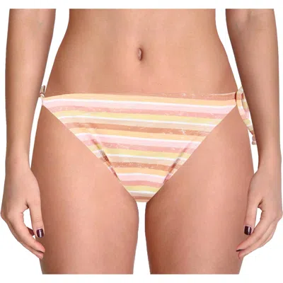 C&c California Sunny Days Womens Side Tie String Swim Bottom Separates In Multi