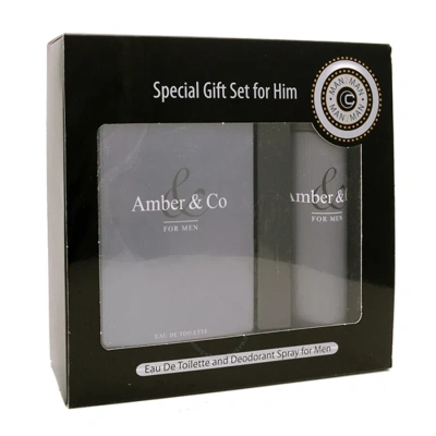 C Classic Kids'  Men's Amber & Co Gift Set Fragrances 7290106264618