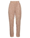 C-clique Pinko  Woman Pants Camel Size Xs Polyester, Elastane In Beige