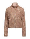 C-clique Pinko  Woman Sweatshirt Camel Size L Polyester, Elastane In Beige