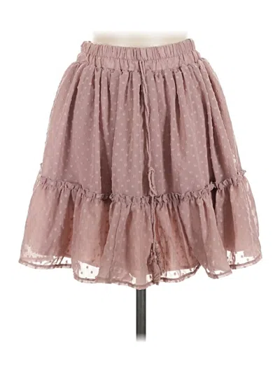 Pre-owned C+d+m Collection Casual Skirt In Pink