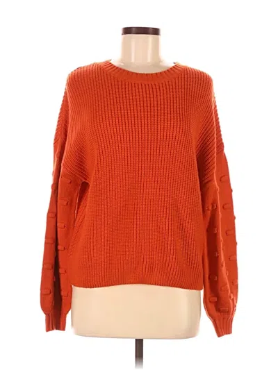 Pre-owned C+d+m Collection Pullover Sweater In Orange
