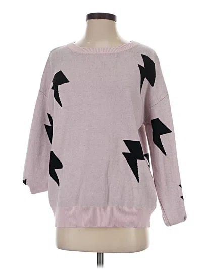 Pre-owned C+d+m Collection Pullover Sweater In Pink