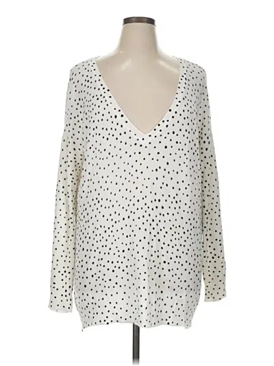 Pre-owned C+d+m Collection Pullover Sweater In White