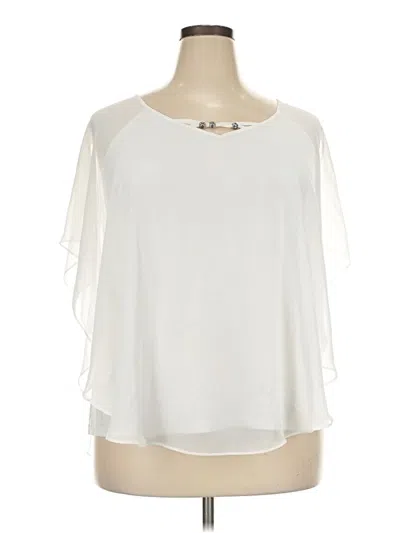 Pre-owned C Established 1946 3/4 Sleeve Blouse In Ivory