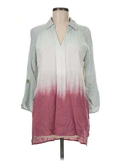 Pre-owned C Established 1946 3/4 Sleeve Blouse In Pink