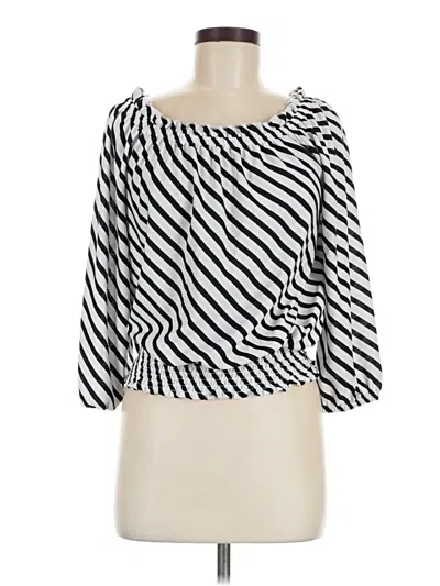 Pre-owned C Established 1946 3/4 Sleeve Blouse In White