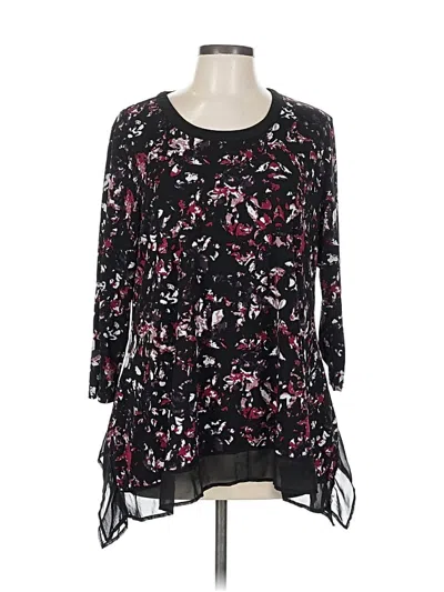 Pre-owned C Established 1946 3/4 Sleeve T-shirt In Black