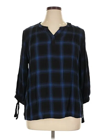 Pre-owned C Established 1946 3/4 Sleeve T-shirt In Blue