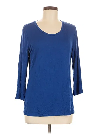 Pre-owned C Established 1946 3/4 Sleeve T-shirt In Blue