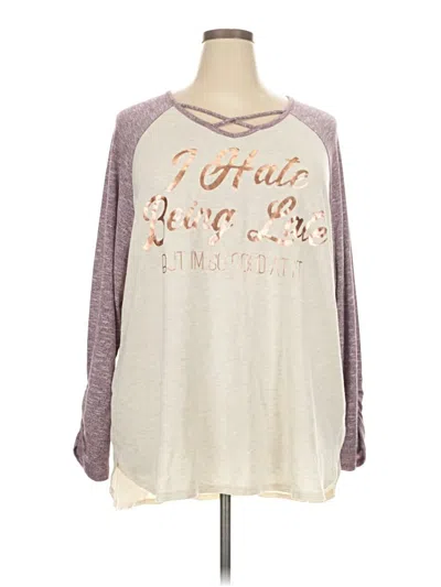 Pre-owned C Established 1946 3/4 Sleeve T-shirt In Gray