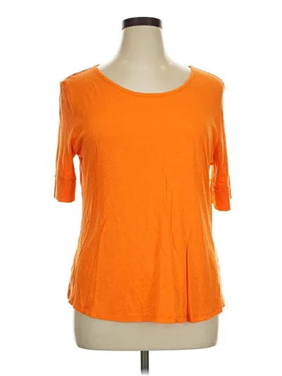 Pre-owned C Established 1946 3/4 Sleeve T-shirt In Orange