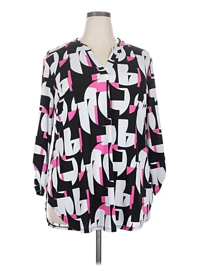 Pre-owned C Established 1946 3/4 Sleeve T-shirt In Pink