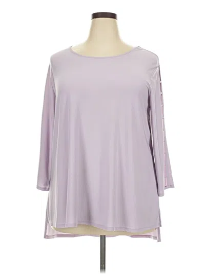 Pre-owned C Established 1946 3/4 Sleeve T-shirt In Purple