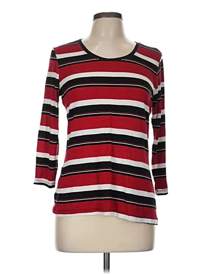 Pre-owned C Established 1946 3/4 Sleeve T-shirt In Red