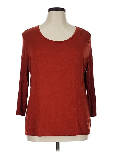 Pre-owned C Established 1946 3/4 Sleeve T-shirt In Red