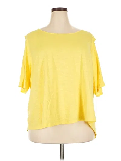 Pre-owned C Established 1946 3/4 Sleeve T-shirt In Yellow
