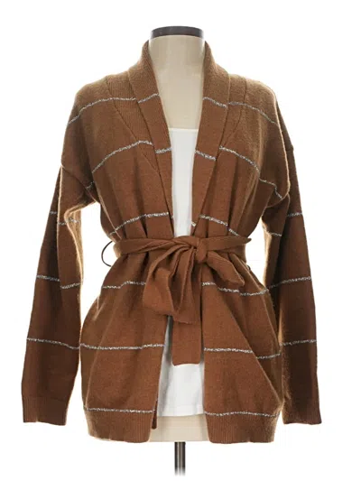 Pre-owned C Established 1946 Cardigan Sweater In Brown