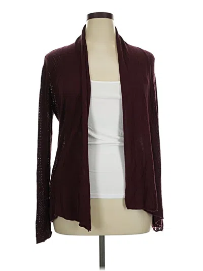 Pre-owned C Established 1946 Cardigan Sweater In Burgundy