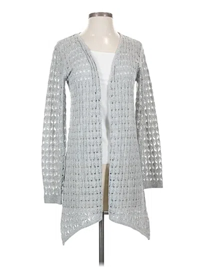Pre-owned C Established 1946 Cardigan Sweater In Silver