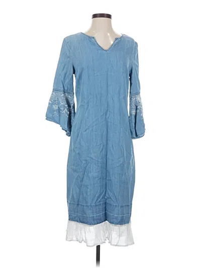 Pre-owned C Established 1946 Casual Dress In Blue