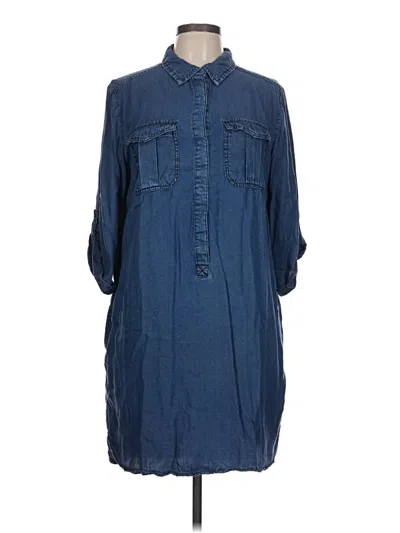 Pre-owned C Established 1946 Casual Dress In Blue