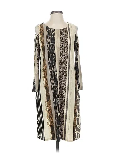 Pre-owned C Established 1946 Casual Dress In Brown